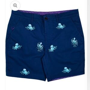 Lords Of Harlech NWT Edward Lux Blue Shorts 34 Academia Golf Tennis Prep Preppy